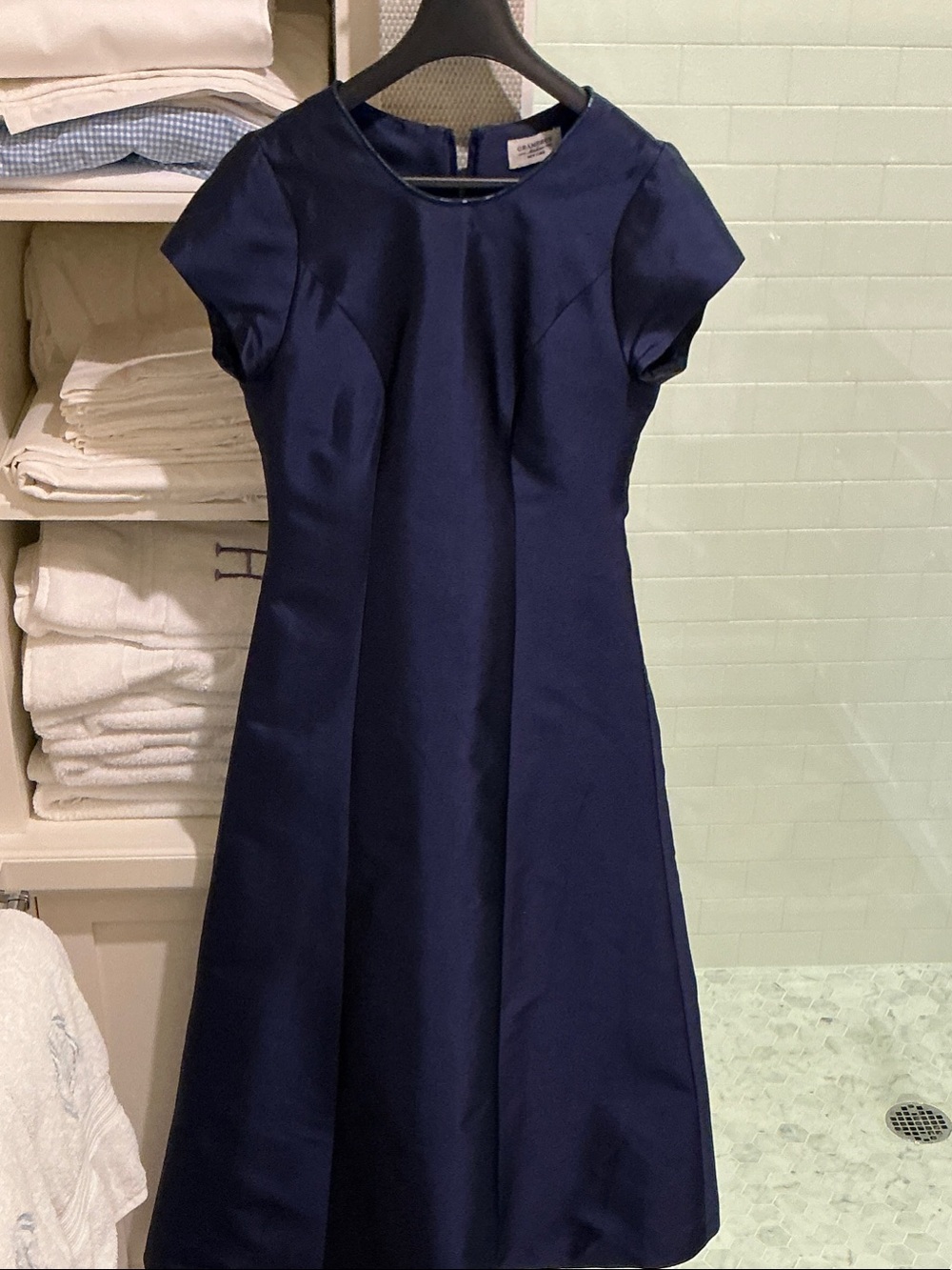 Gramercy Atelier Marine/Navy Blue Wedding Guest Dress